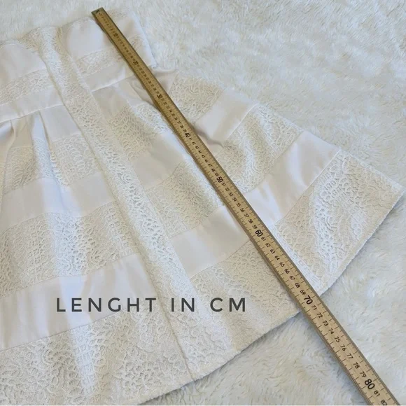 BCBGMaxAzria Dorothea Strapless Babydoll Mini Dress Fairy Whimsical Wedding - Picture 7 of 14